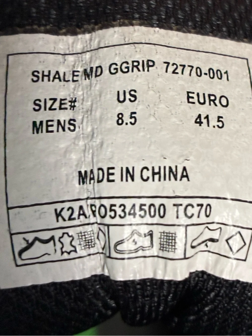 Bogs Shale Mid Glacial Grip Waterproof Boots Men’s 8.5 Medium Width